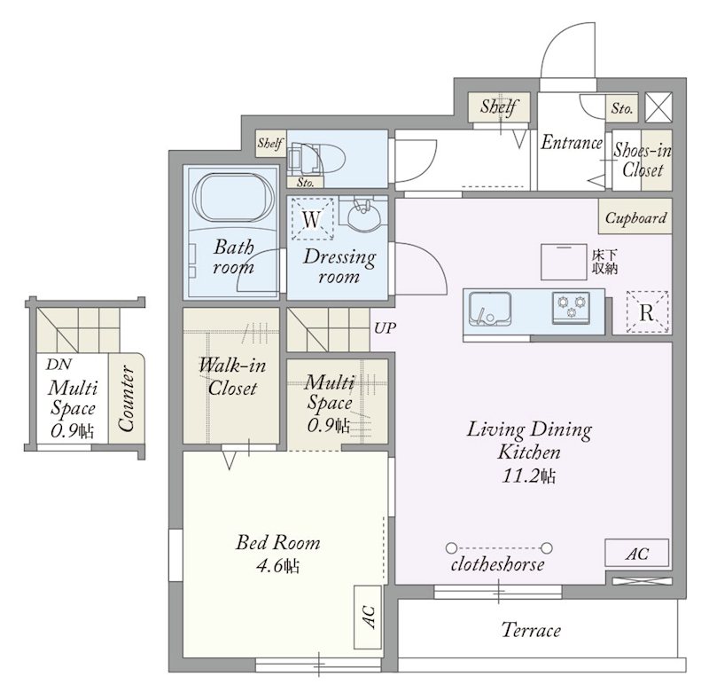 My Style vintage　若宮 間取り