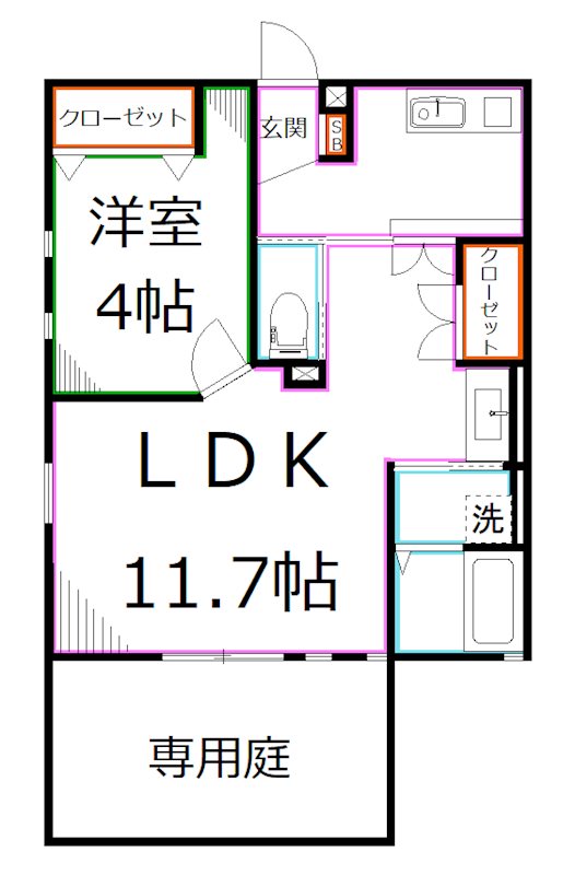 harmonize（ハーモナイズ）  間取り