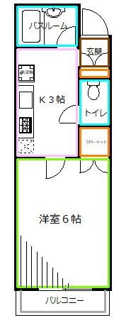 ブルーベル西荻 間取り