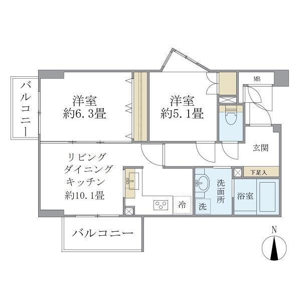 KDXレジデンス杉並方南町 間取り