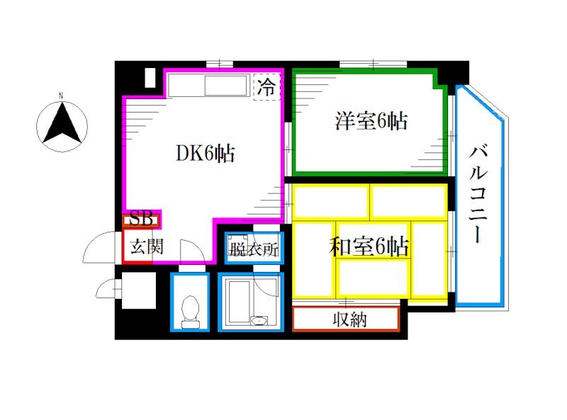 ラカーサモモイ 間取り