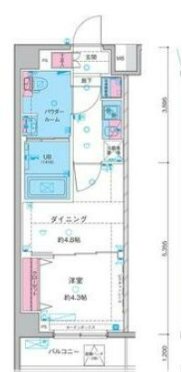 ガリシア中野新井薬師 間取り