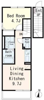 Maison　KiKi　East  間取り