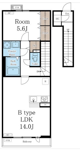 リブリ・PatriA平の  間取り