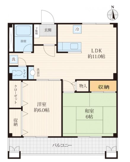 グリーンハイツ 間取り