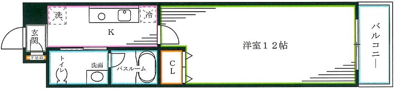 RESIDENCE SATSUMA 間取り