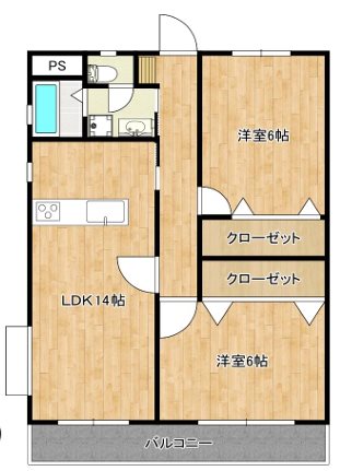 エステート国立 間取り