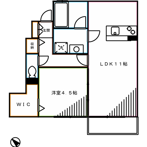 シュールコテデュパルク 間取り
