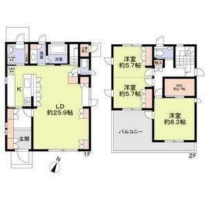 杉並区南荻窪１丁目戸建 間取り
