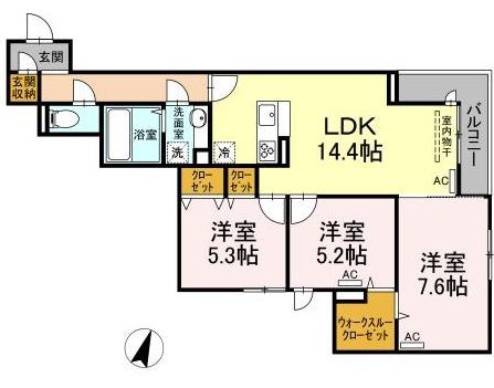 ラリュール浜田山 間取り