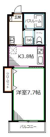 カサブランカＮ 間取り