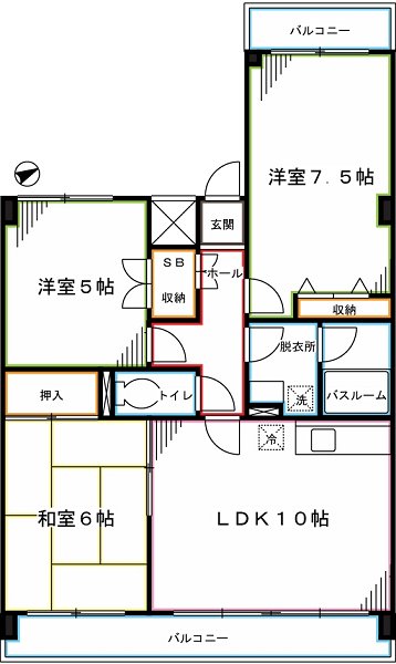 パークヒルズ  間取り