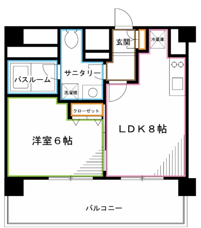 プラウドフラット荻窪Ⅱ 間取り
