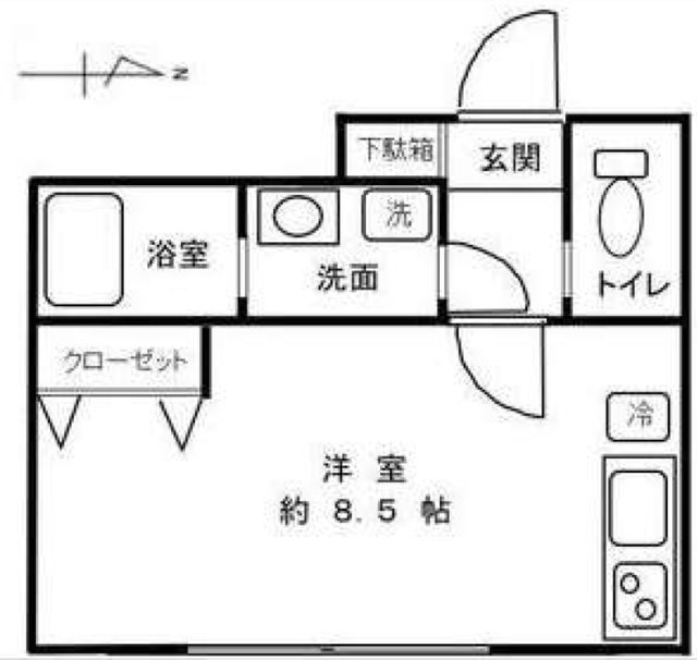 エクシス国立 間取り