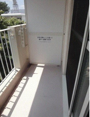 カサブランカN ベランダ