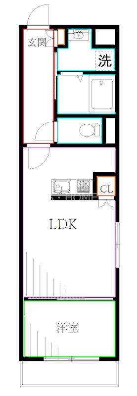 リッツ関町 間取り図