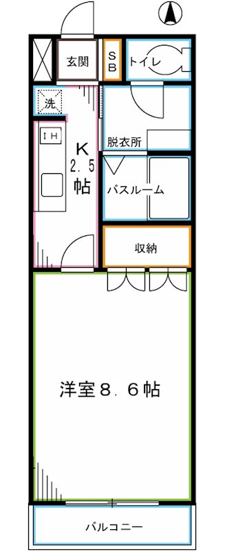 レジデンス小金井 間取り図