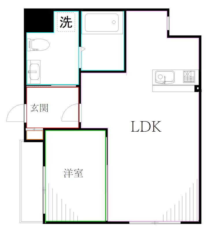 リッツ関町 間取り