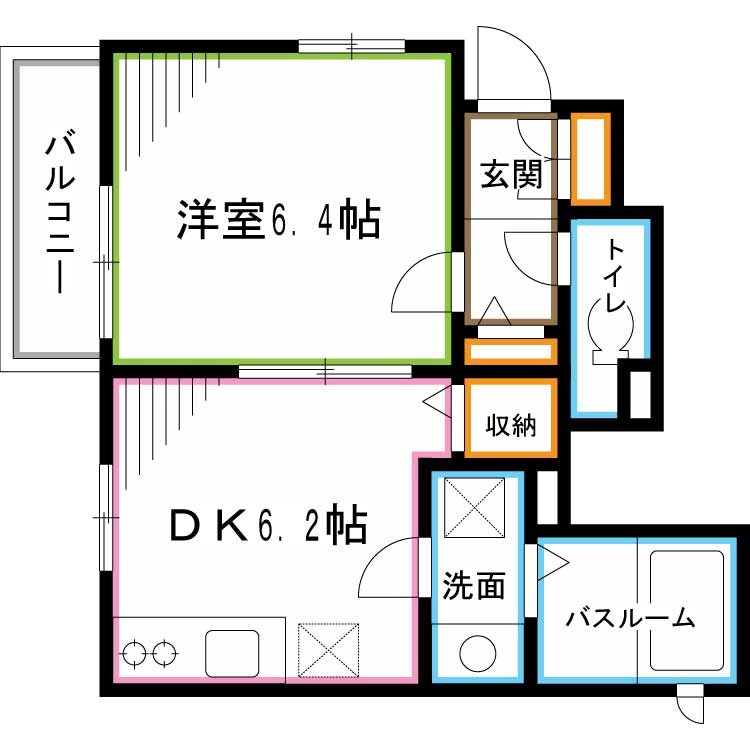 メゾン フルール 間取り