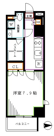 パークハビオ東中野 間取り