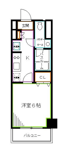 プラウドフラット荻窪Ⅱ 間取り