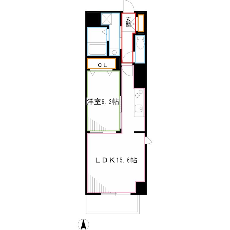 グランシャルール武蔵境 間取り