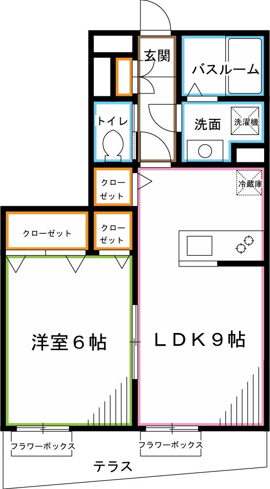 ブライトンテラス荻窪 間取り