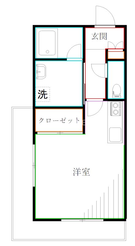 ヴェルデ武蔵野 間取り