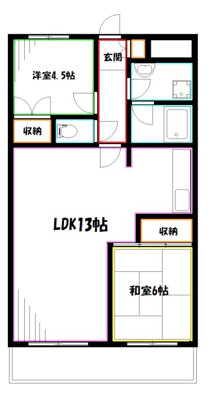 ベルメゾン欅 間取り
