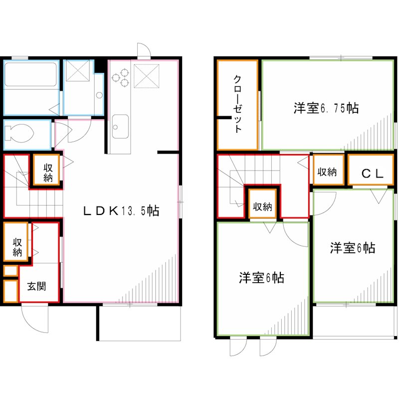 Fika  Ⅰ     間取り