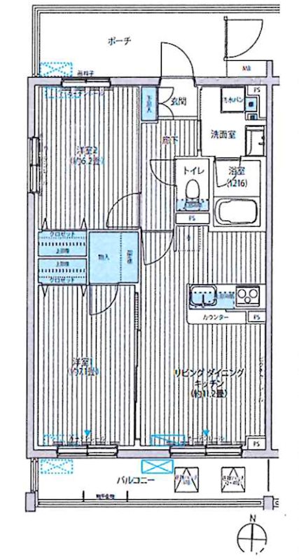 SYNCHRONICITY　Musashino 間取り
