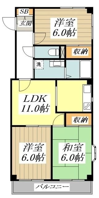 サンライズ三鷹 間取り