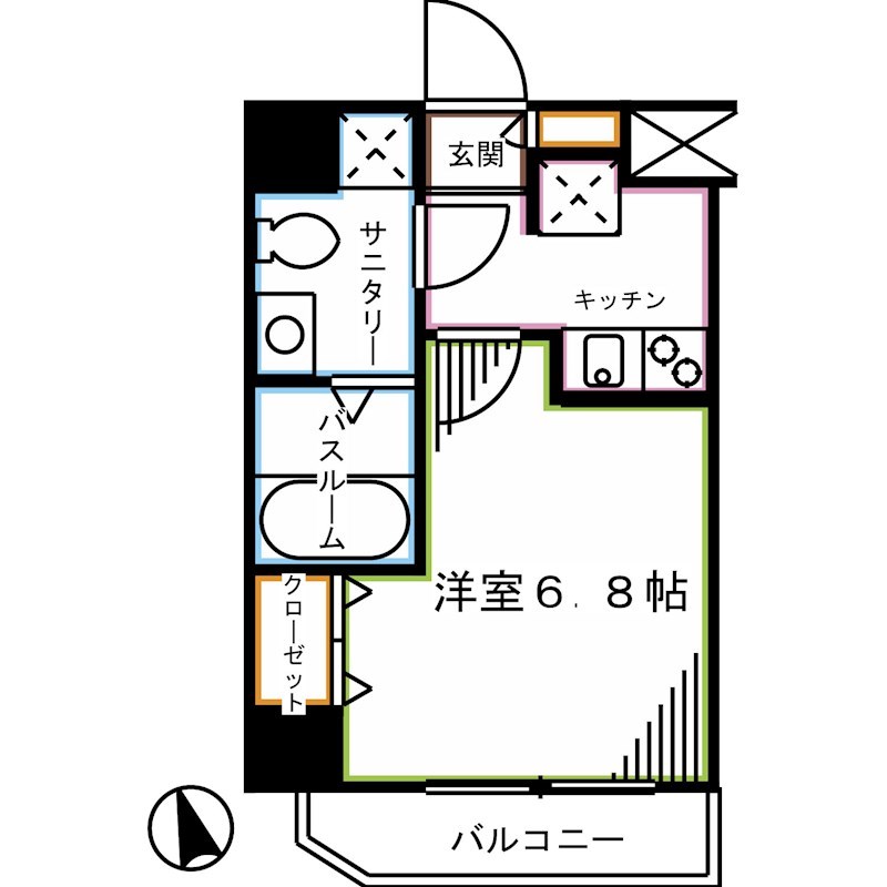 メインステージ西荻窪駅前 間取り