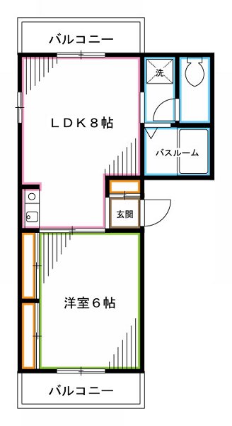 キャピタルプラザ新中野  間取り