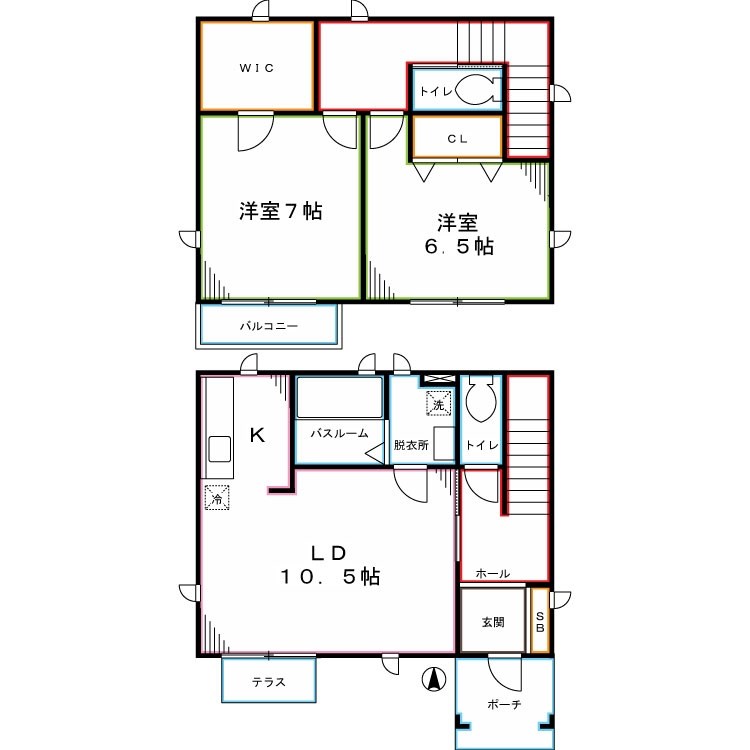 チサカＸＩ(イレブン)  間取り