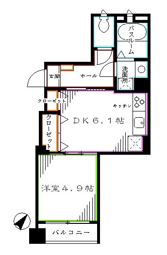 ラシーネ荻窪 間取り