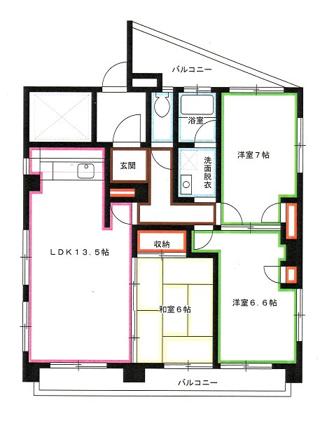 カーザパッセロ　 間取り