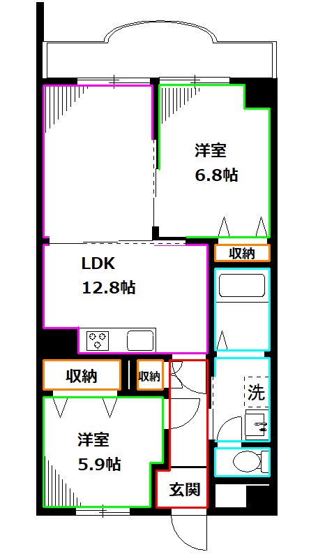 U residence三鷹 間取り