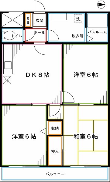 メゾン雅 間取り