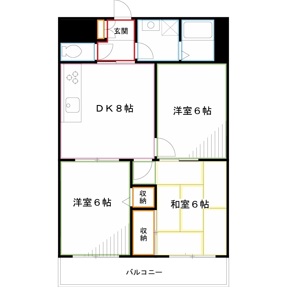 メゾン雅 間取り