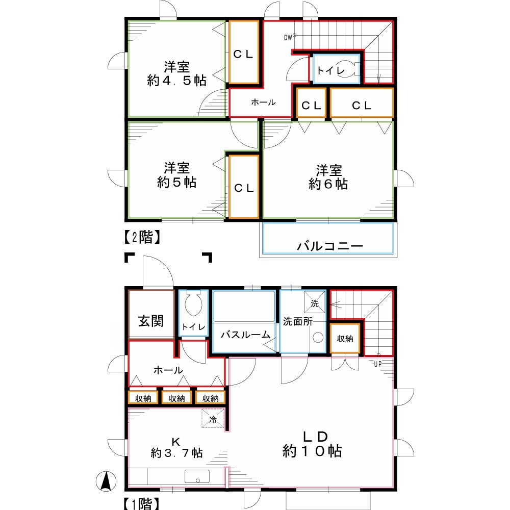 チサカⅩII 間取り