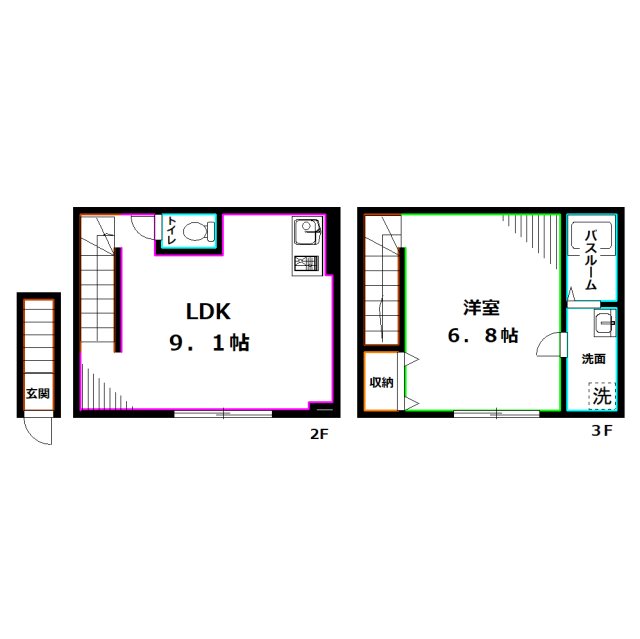エクセルコート武蔵関 間取り