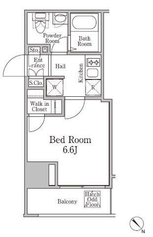 レジディア国立 間取り