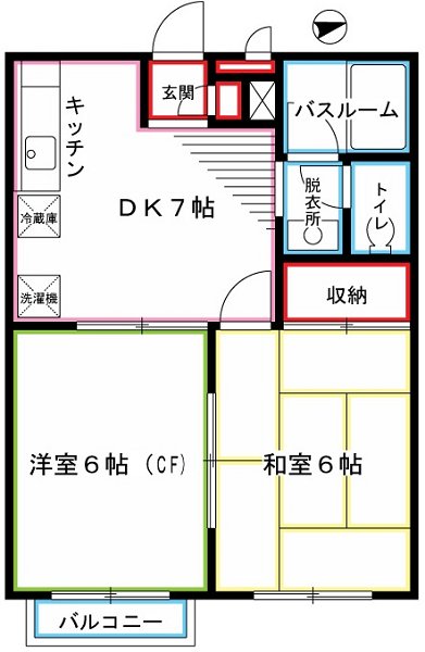 ハイムクロシェット 間取り