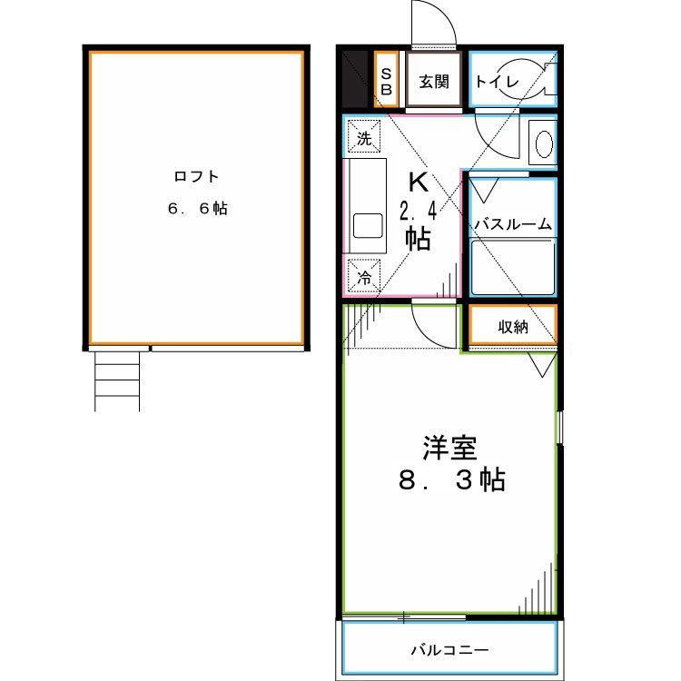 アクアプレイス武蔵小金井 間取り図