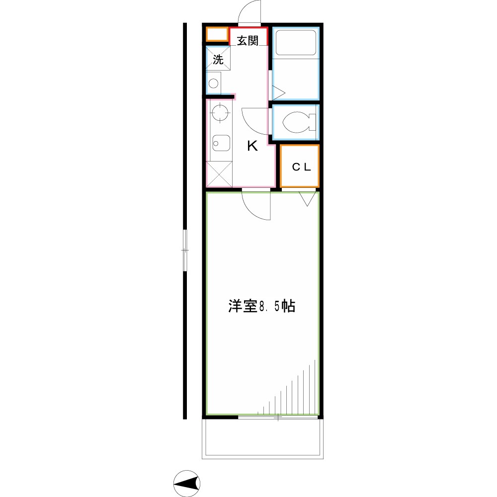 メゾン・ド・グレーヌ 間取り