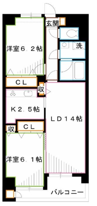 ヴァンシャルマンOZ 間取り