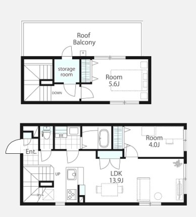 北新宿レーベル   間取り
