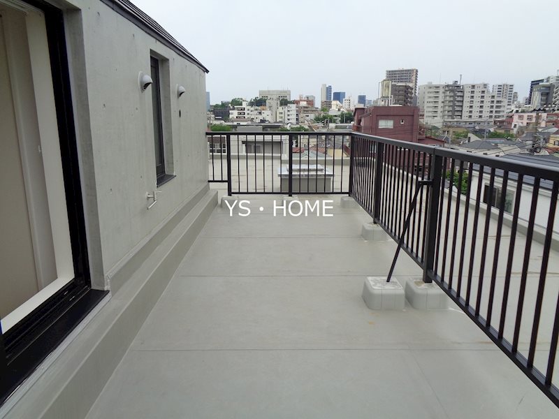 北新宿レーベル ベランダ