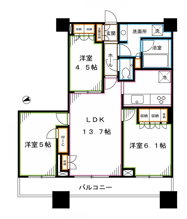 アトラスタワー西新宿 間取り